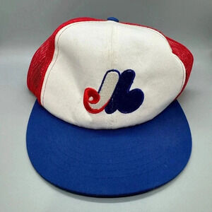 Vtg. MLB Montreal Expos Snap Back  Hat